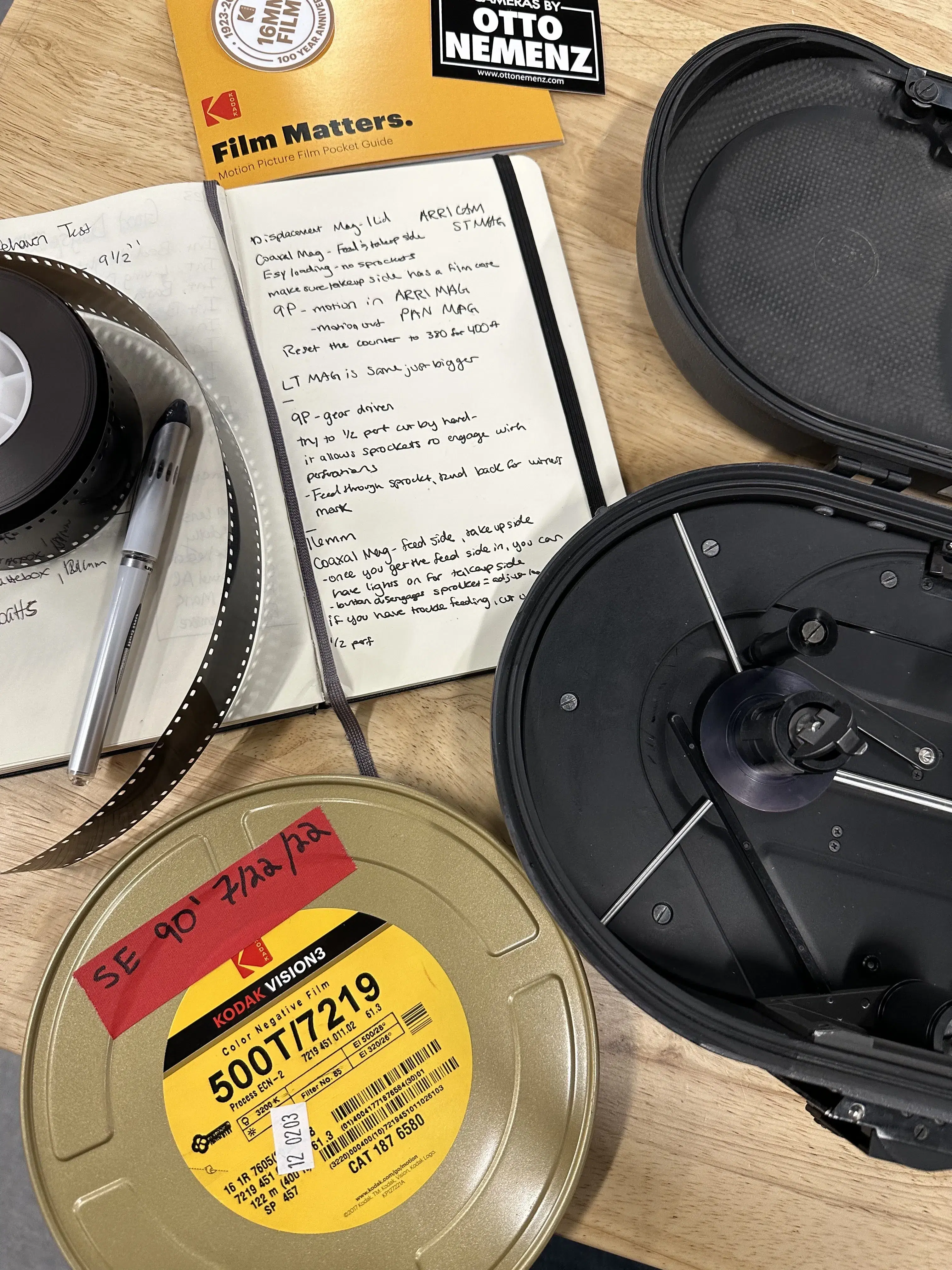 On set with a cinema camera and crew